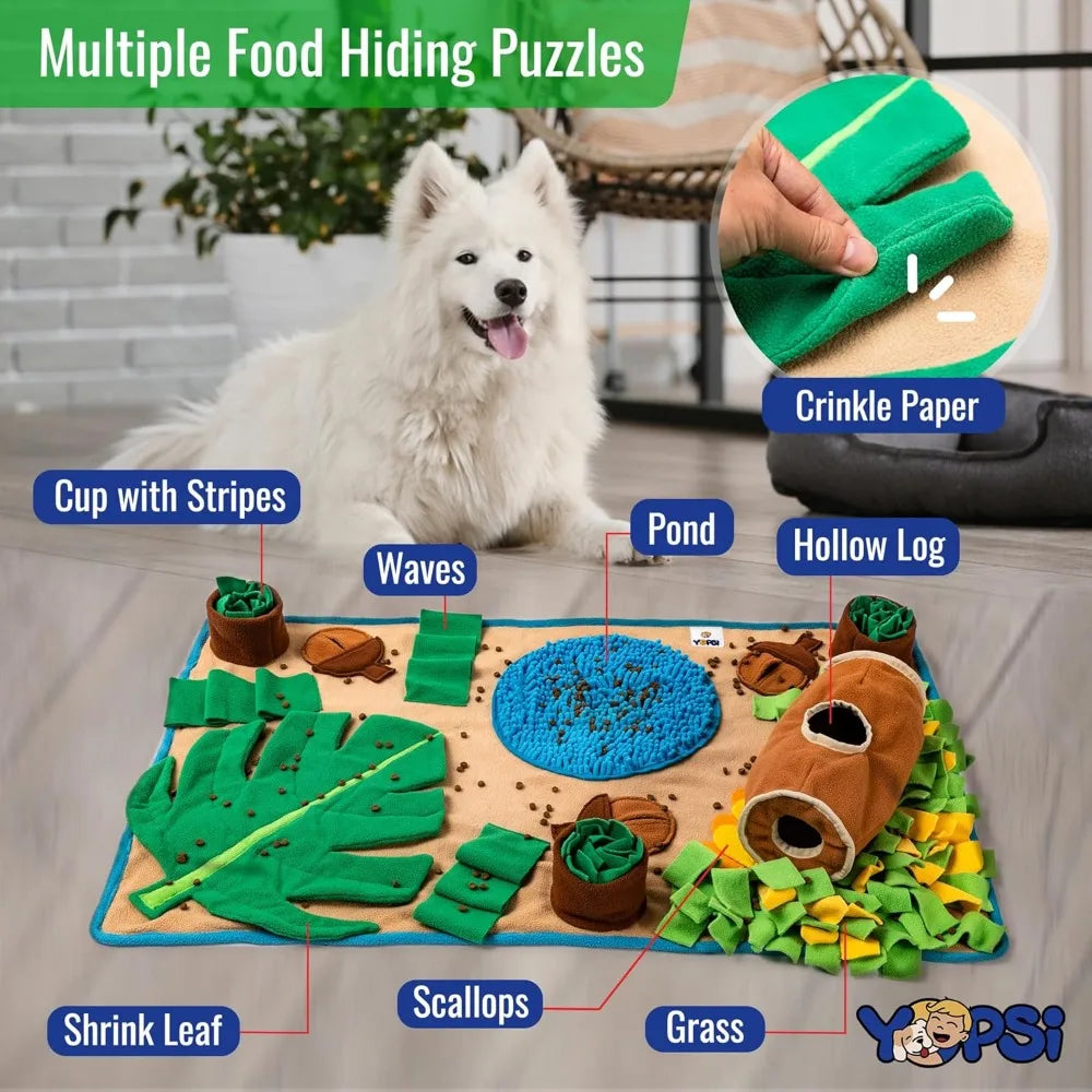 Multifunctional Durable Snuffle Mat For Dogs Captivating Sniffing Toy Enrichment