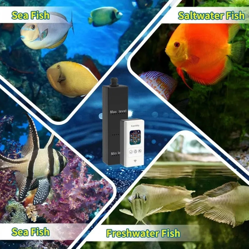 XMSJ Comprehensive AllinOne Aquarium Monitoring System With WiFi Connectivity Plus