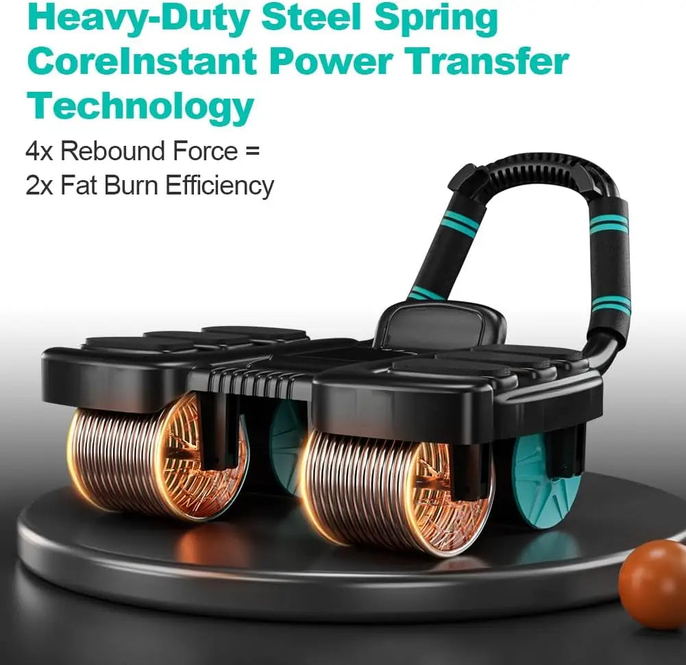 Function Automatic Rebound Ab Roller Wheel With ElbowSupportPlus StabilitySystemPro