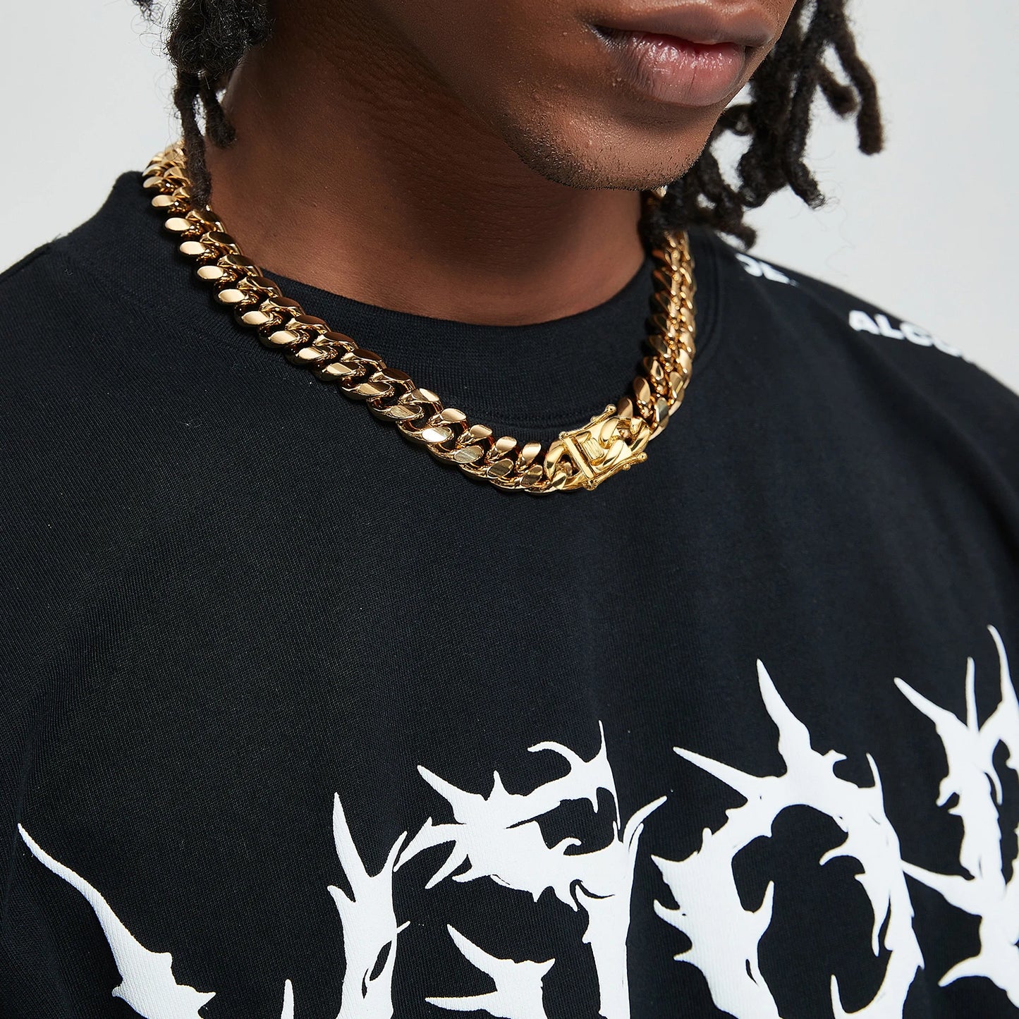 Zhejiang 316L Stainless Steel Cuban Miami Chain Necklace