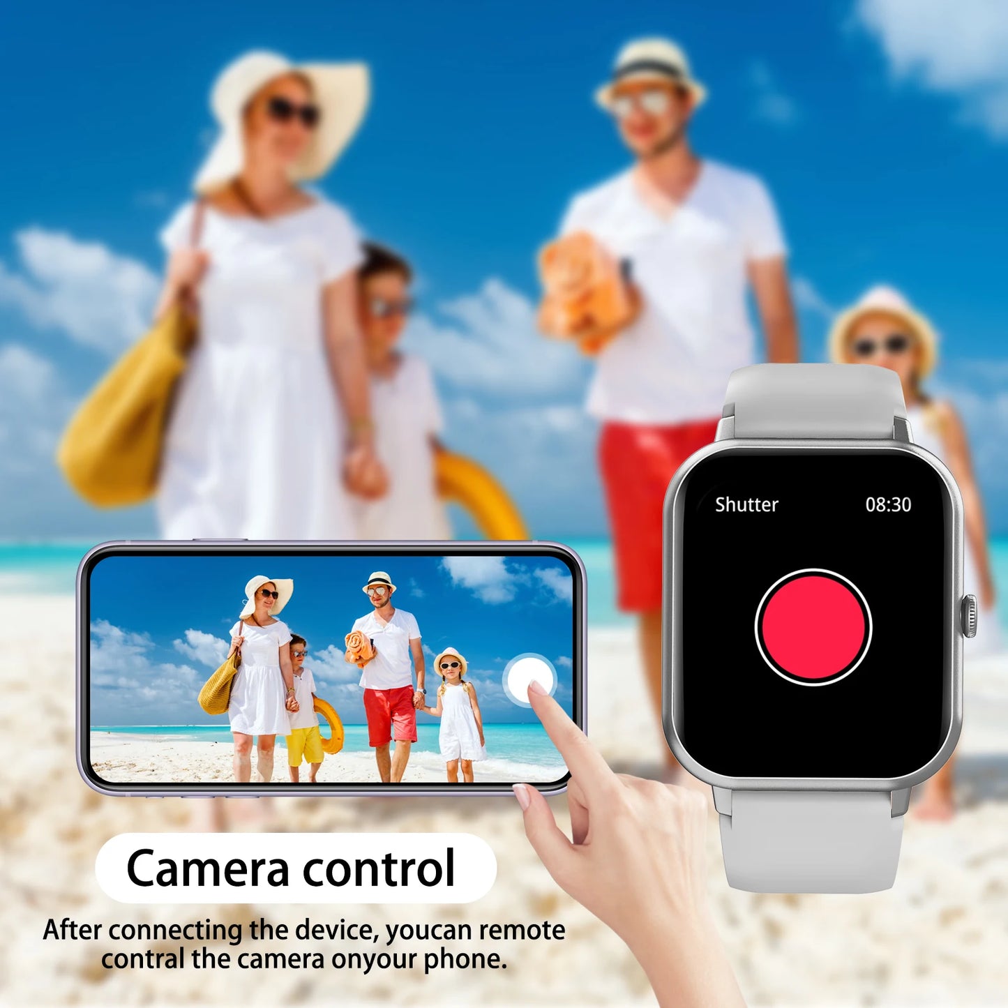 LOMAXFR Smartwatch Wireless Call Dial Multi Sport Android