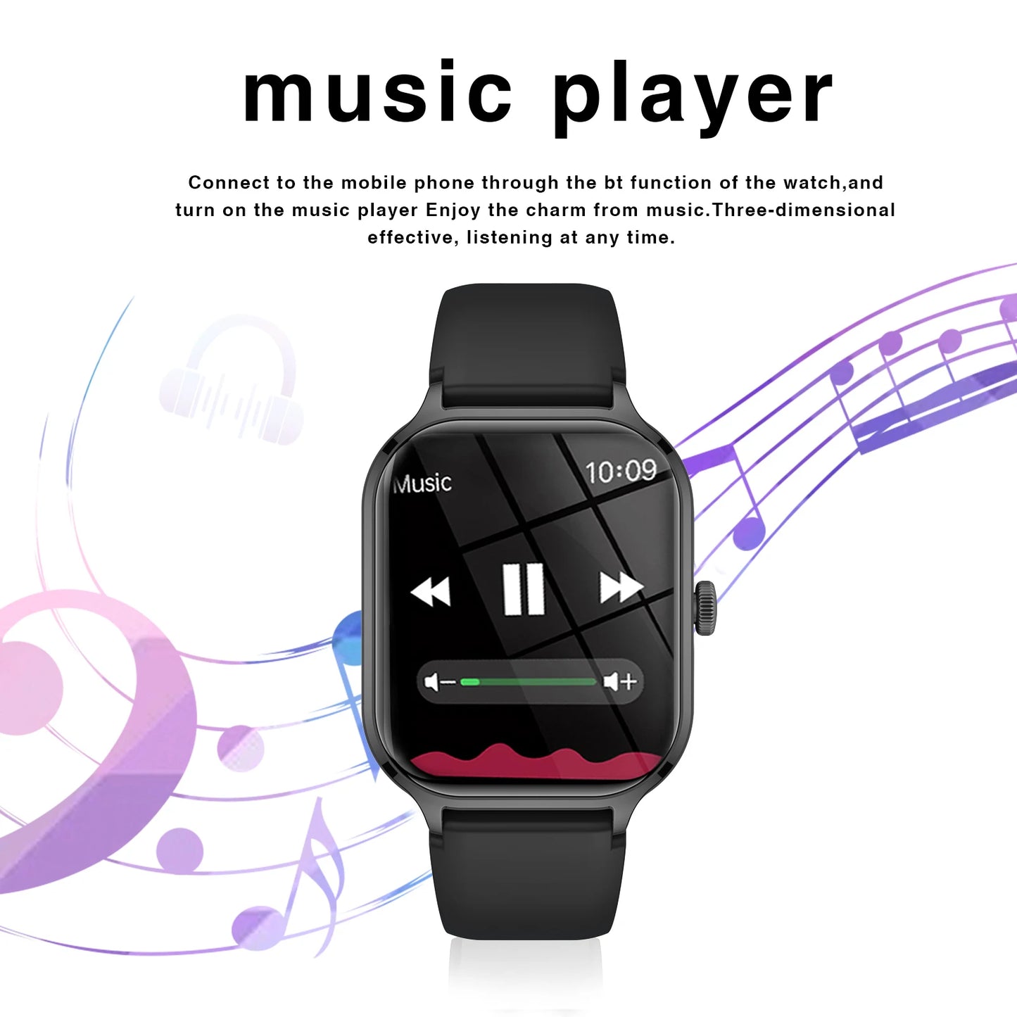 LOMAXFR Smart Watch Wireless Dialing And App Alerts