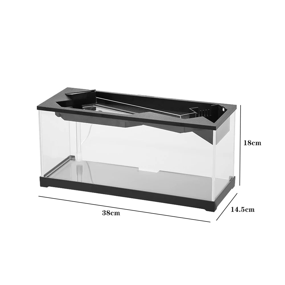 Hign-concerned Aquarium Tank With Built In Light Water Pump SuperDurableAcrylicTank