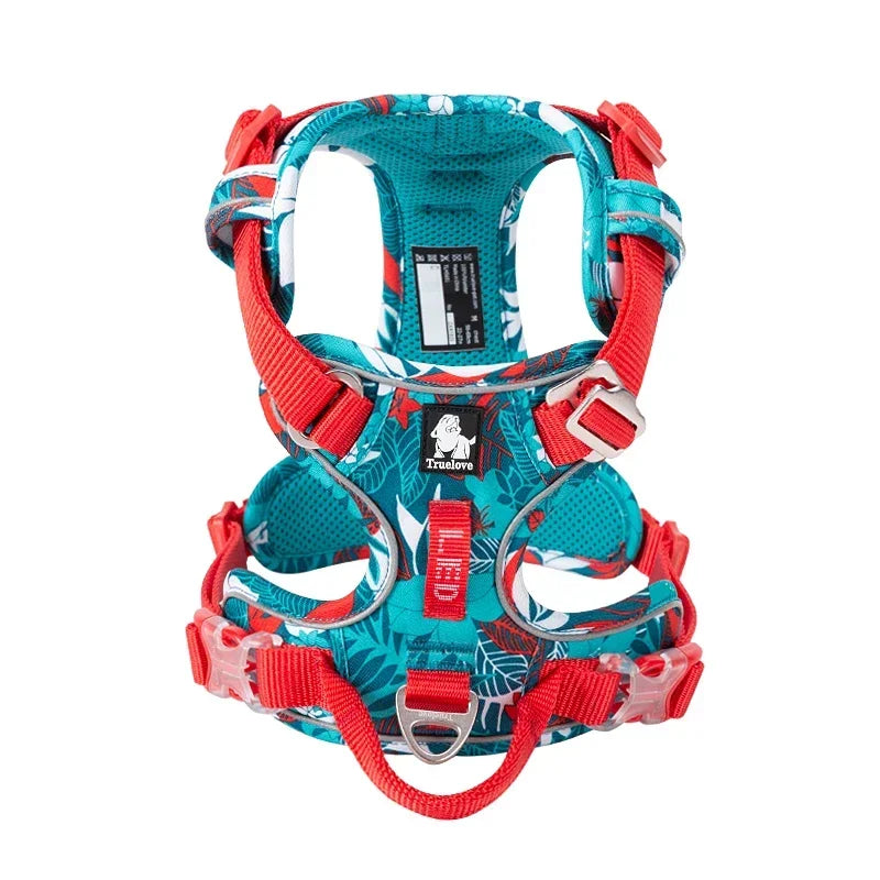 Truelove Camouflage Reflective Dog Harness Easy Adjust Upgrade Version