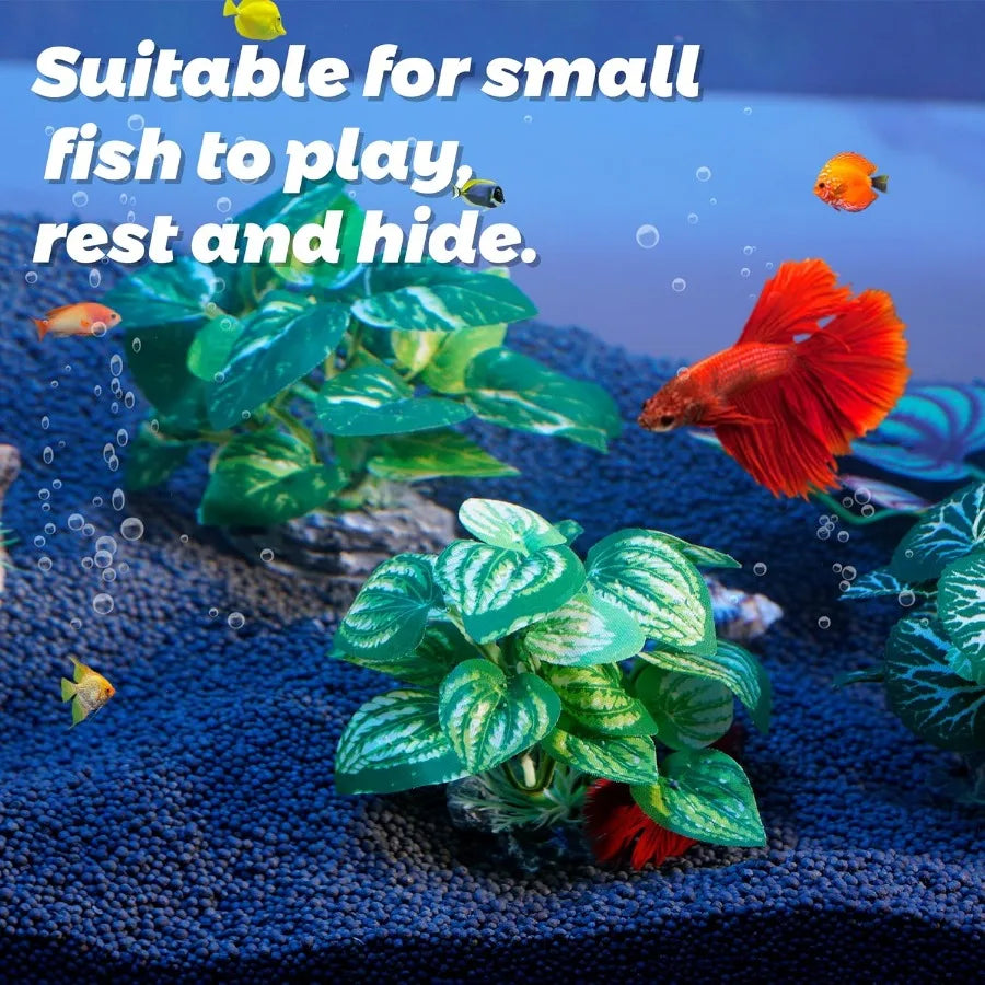 Hign-concerned Premium Aquarium Decorations Betta SilkLeaf Pad Hammock Cichlid Hideaway