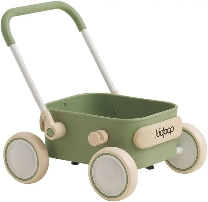 Baby Push Walker with Wheels Toddler Wagon for First Learner Baby Toys 6-12 Months, 1 Year Old Birthday Gifts, Indoors