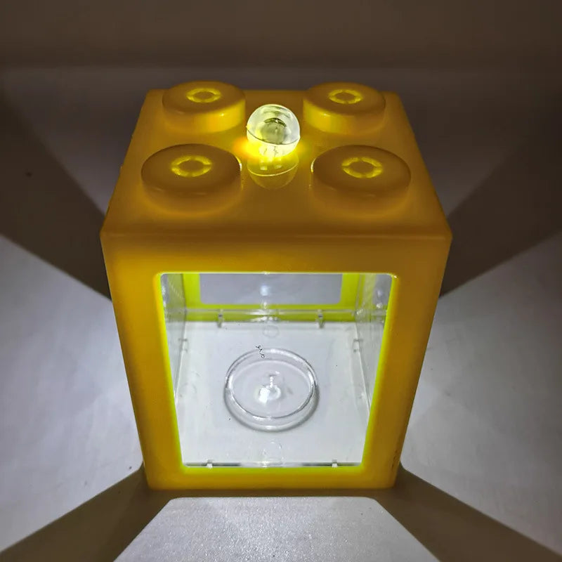 HighConcerned LEDLightingCylinderPro MiniFishTankSystem DeskDisplaySolution HomeOfficeDecor CompactAquariumKit