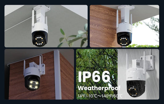 ZOSI C296 5MP/8MP PTZ WiFi Camera Person Vehicle Package Detect Wireless CCTV Video Surveillance Camera Home Security Protection