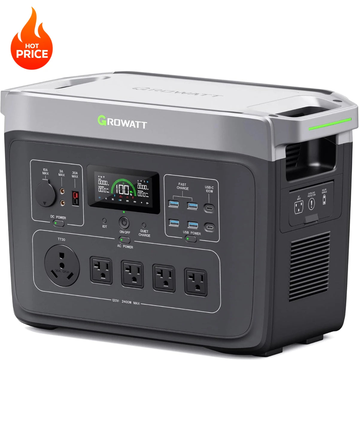 XMSJ Infinity LifePO4 Portable Power Station Solar Generator