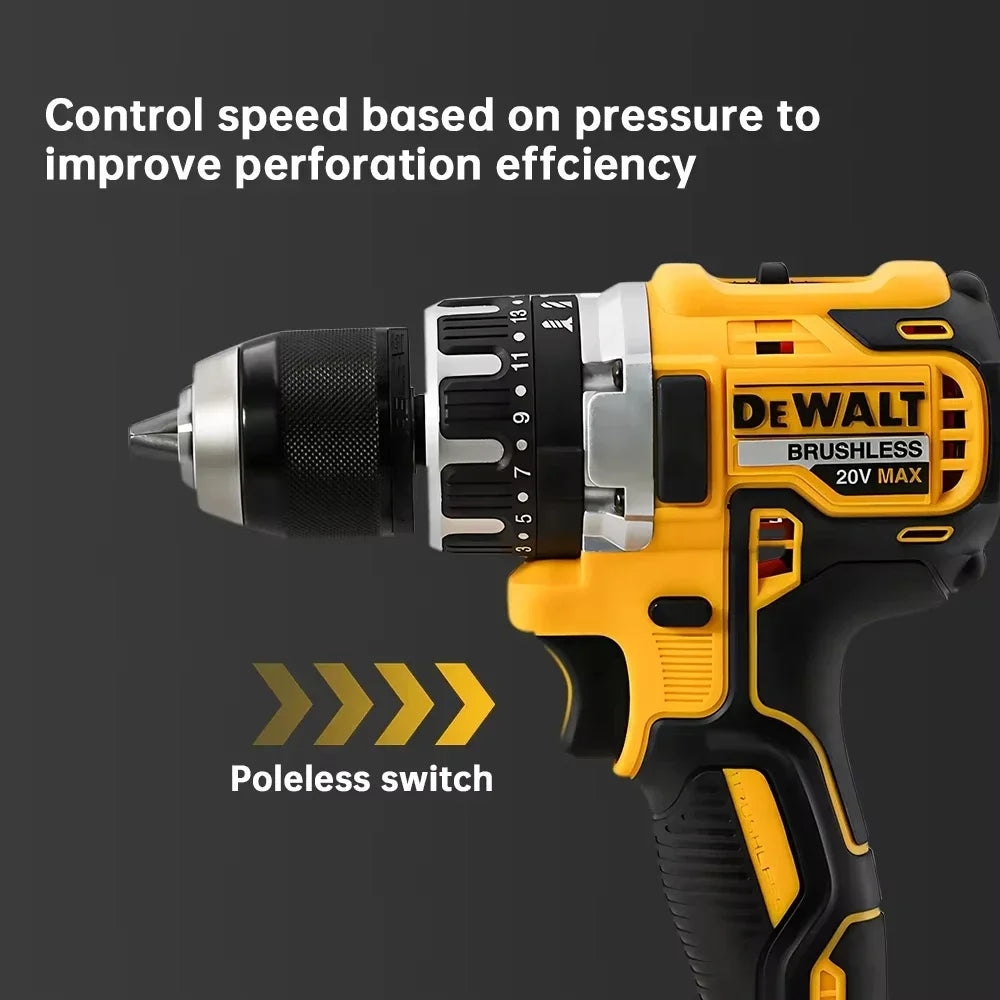 DeWalt DCD796 Cordless Brushless Impact Drill Kit Pro