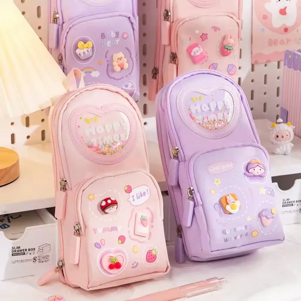 Hign Concerned Large Capacity Pencil Case School Stationery