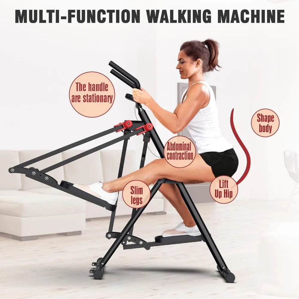 Air Walk Elliptical Glider Machine for Home Cardio Training