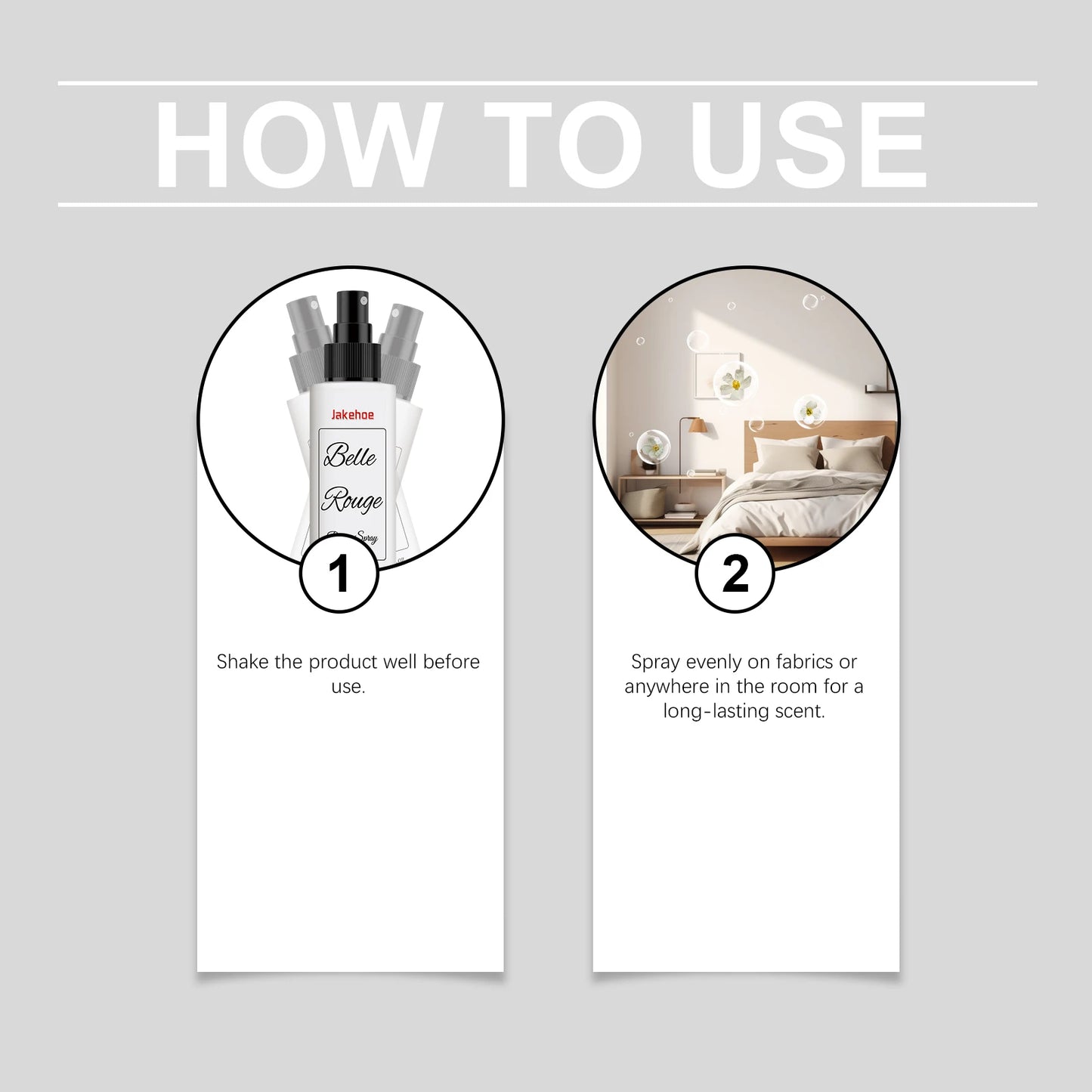 JAKEHOE Indoor Jasmine Air Freshener Odor Elimination Purification