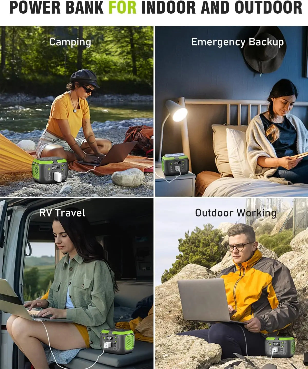 SinKeu 200W Portable Power Station 155Wh Solar Generator