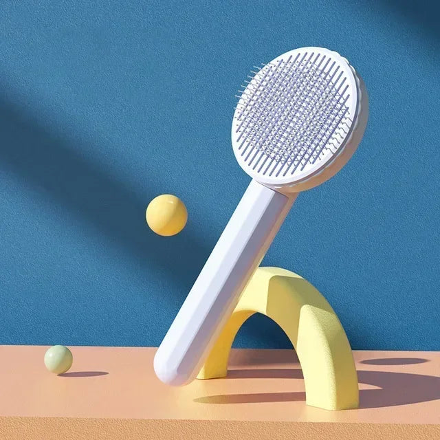 Cat Grooming Brush For Cats ProfessionalGrade HairRemoval Tool OneClickRemover Durable