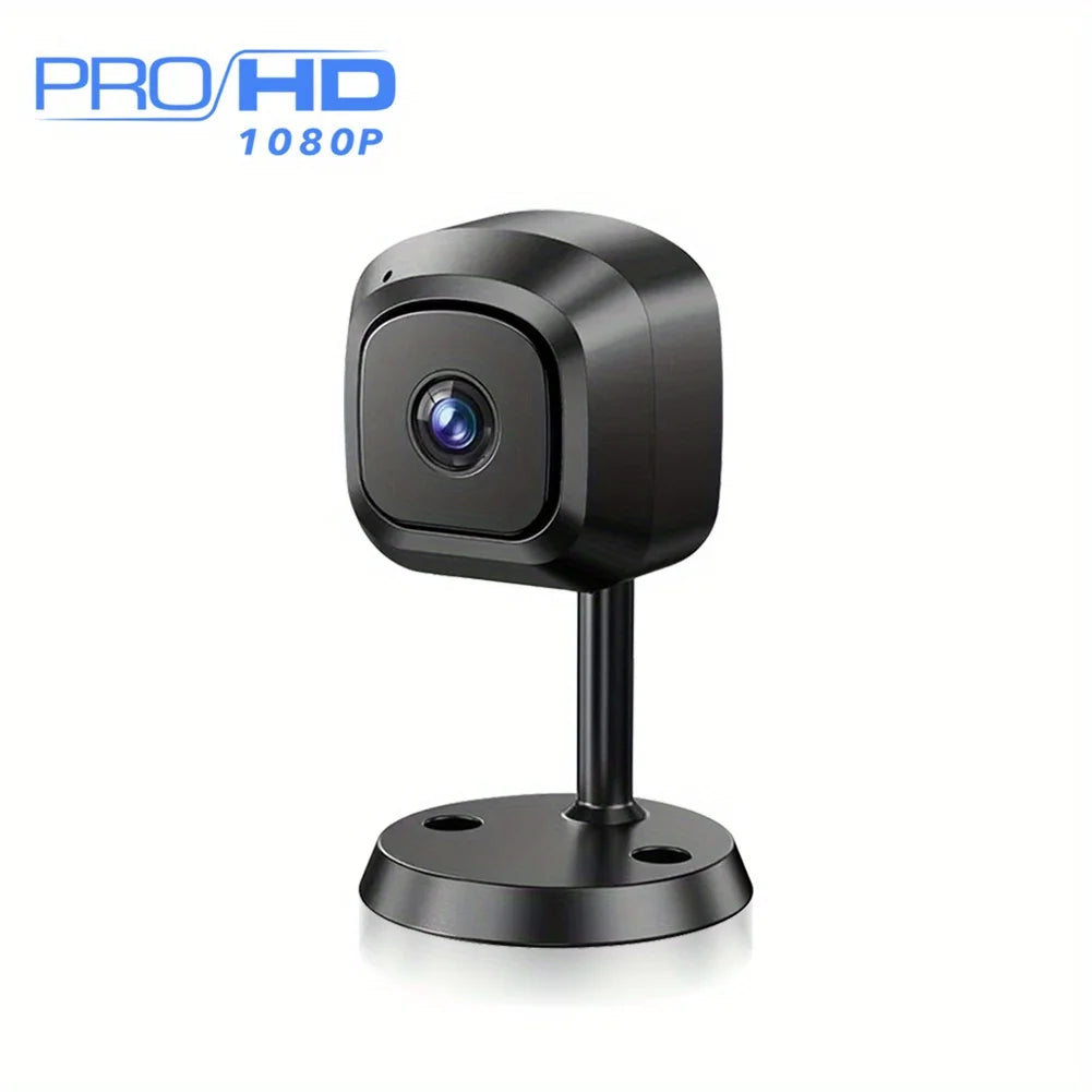 2.4GHz Wi-Fi mini security camera, 1080p HD night vision baby monitor, pet camera with mobile app, motion detection