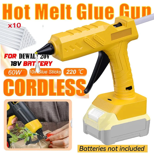 Cordless DEWALT 18V Battery Hot Melt Glue Gun For Repair