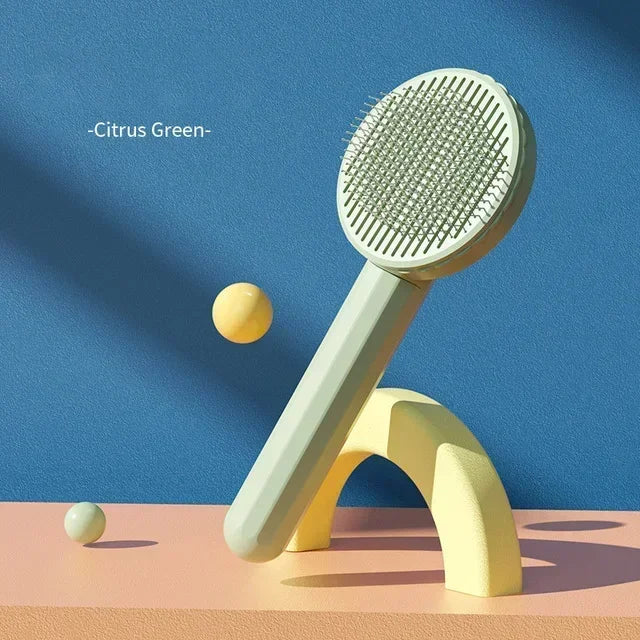 Cat Grooming Brush For Cats ProfessionalGrade HairRemoval Tool OneClickRemover Durable