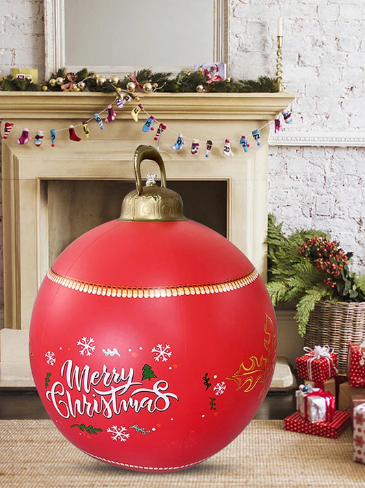Xmas Inflatable Decorative Ball Waterproof Indoor Outdoor Ornament
