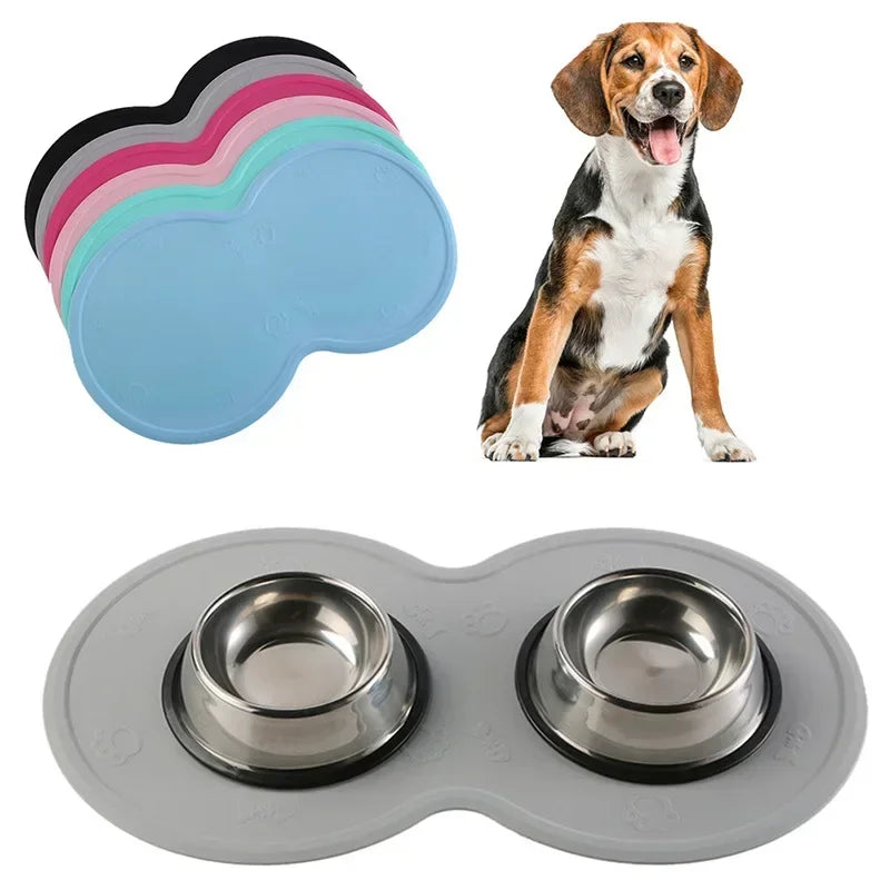 Hign-concerned Cloud-Shaped PetCare Feeding Mat Silicone Bowl for Household Pets