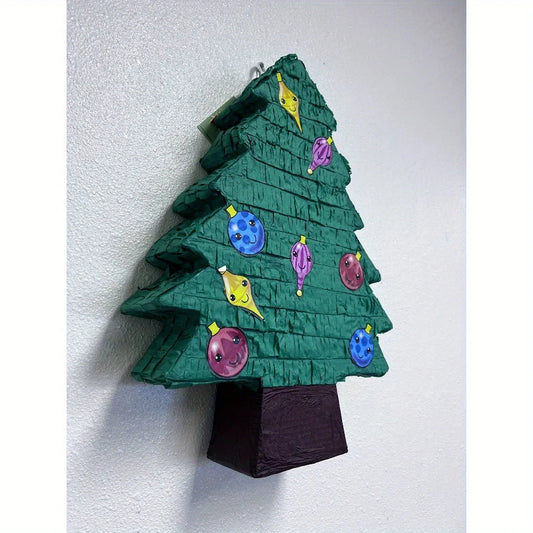 Festive Christmas Tree Pinata With LED Lights For Parties