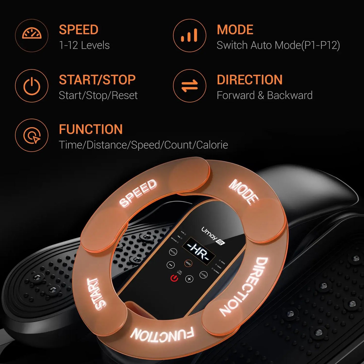 Cursor Fitness Portable Under Desk Elliptical Exerciser