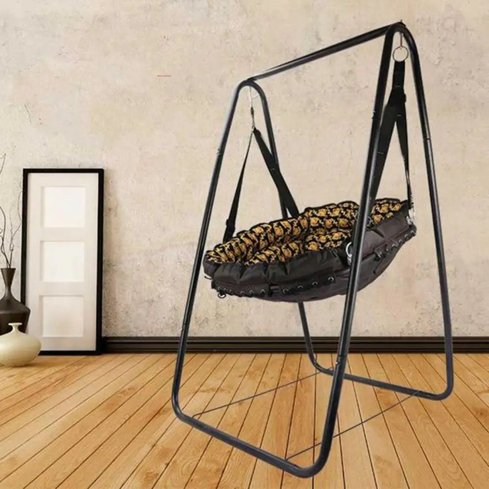 1Set A-shaped Swing Chair Basket, Strong Load Bearing Hammock Chair Stand, Stable Anti-deformed Swing Seat Metal Support Rack