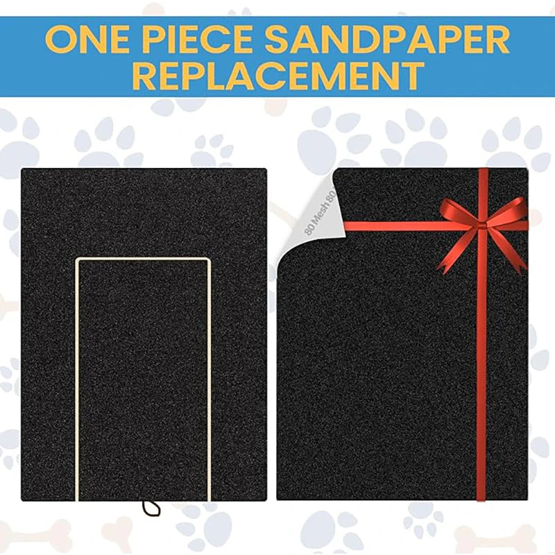 Hignconcerned Ultrareliable PetCare Nail File Board Dogs Emery Sandpaper GroomingPad