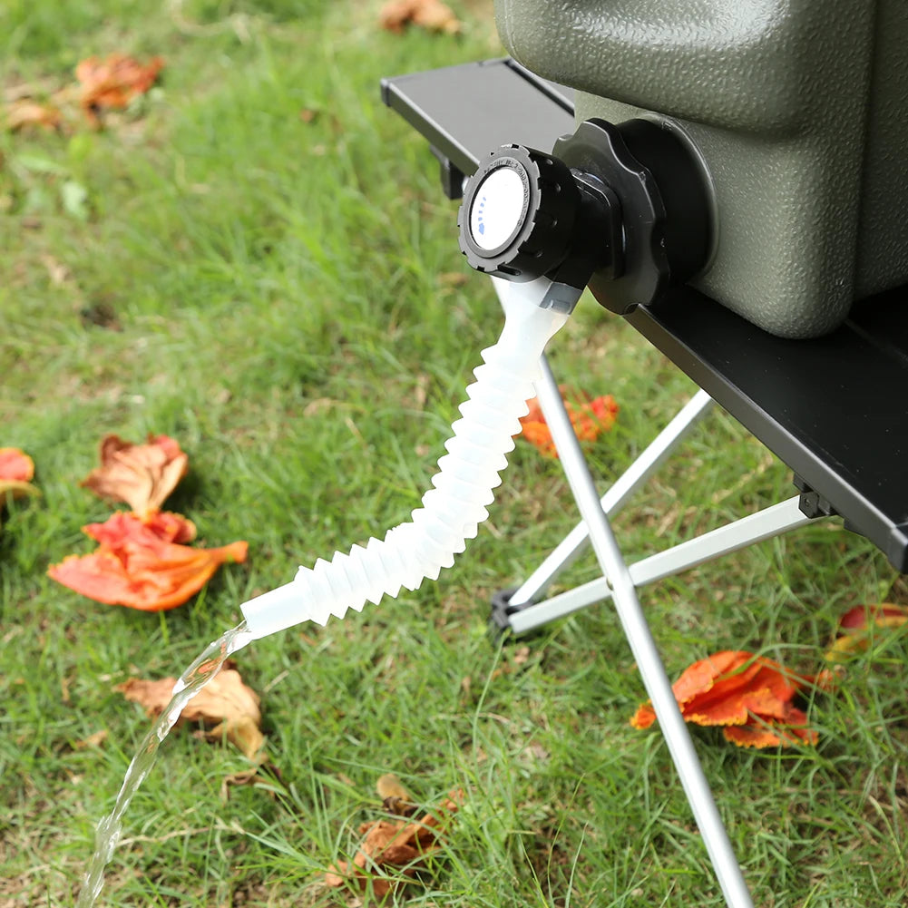 Outdoor Water Bin 10L Camping Bucket Water Storage Portable Large Capacity with Detachable Faucet No Leakage Camping Equipment