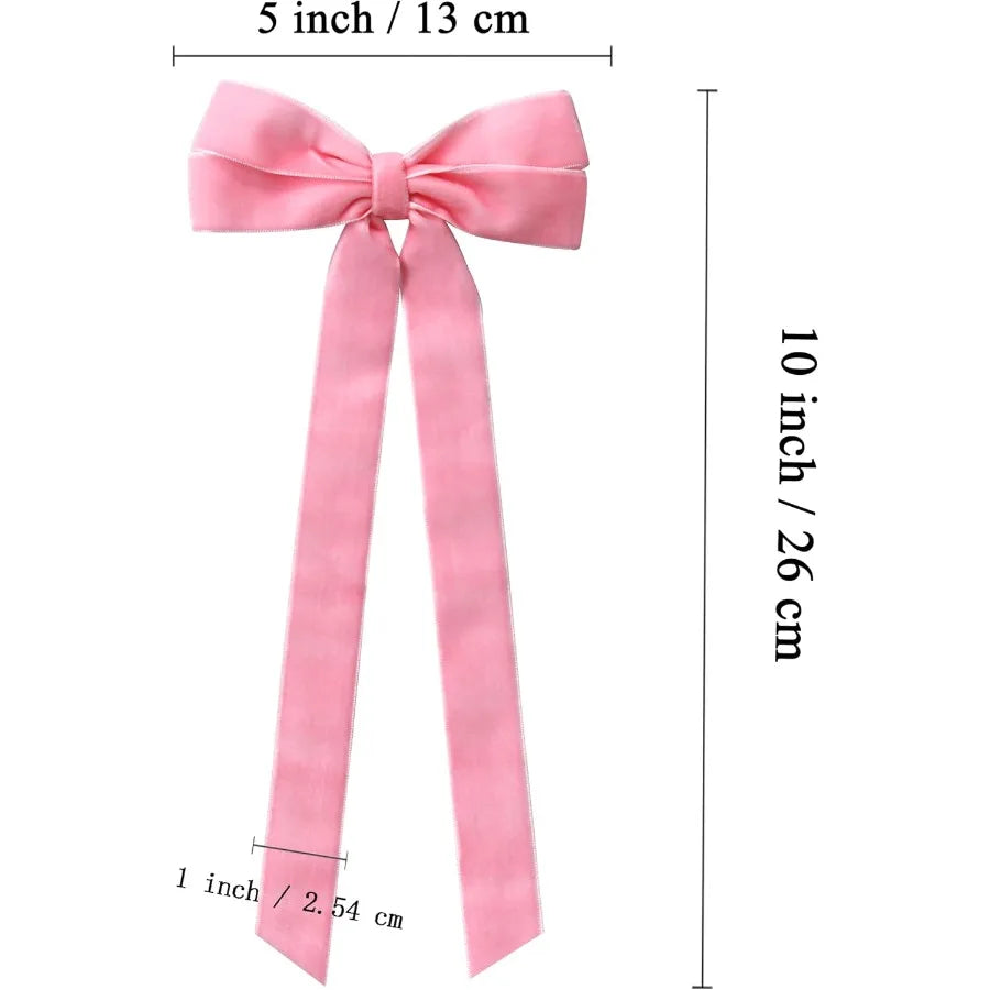 Velvet Christmas Tree Bows 12 Pack for Holiday Decor