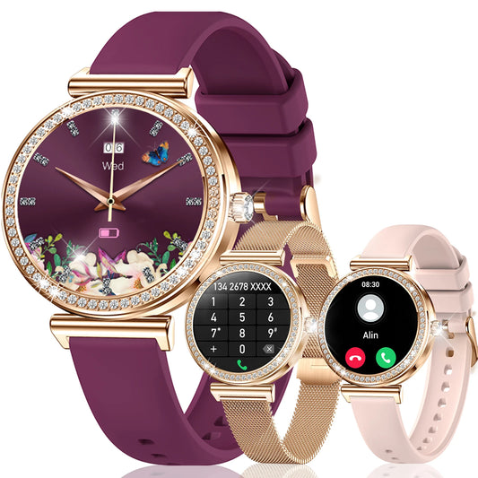 INNOFOVO Women Smartwatch With Bluetooth 5.0 Sport Modes