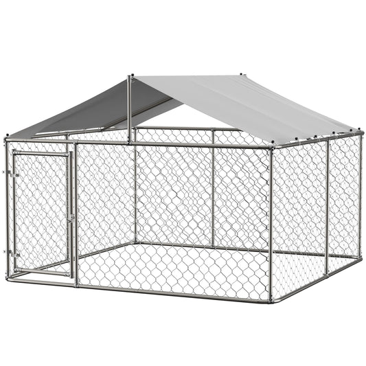 Large 7.5x7.5 ft Outdoor Dog Kennel Heavy Duty Pet Playpen and Run Enclosure