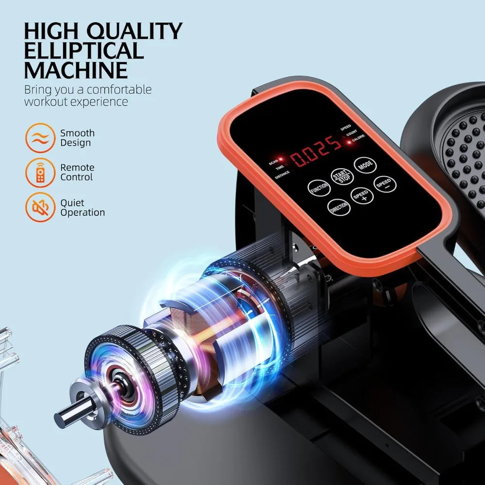 YTYIN Portable Electric Under Desk Elliptical Exercise Machine