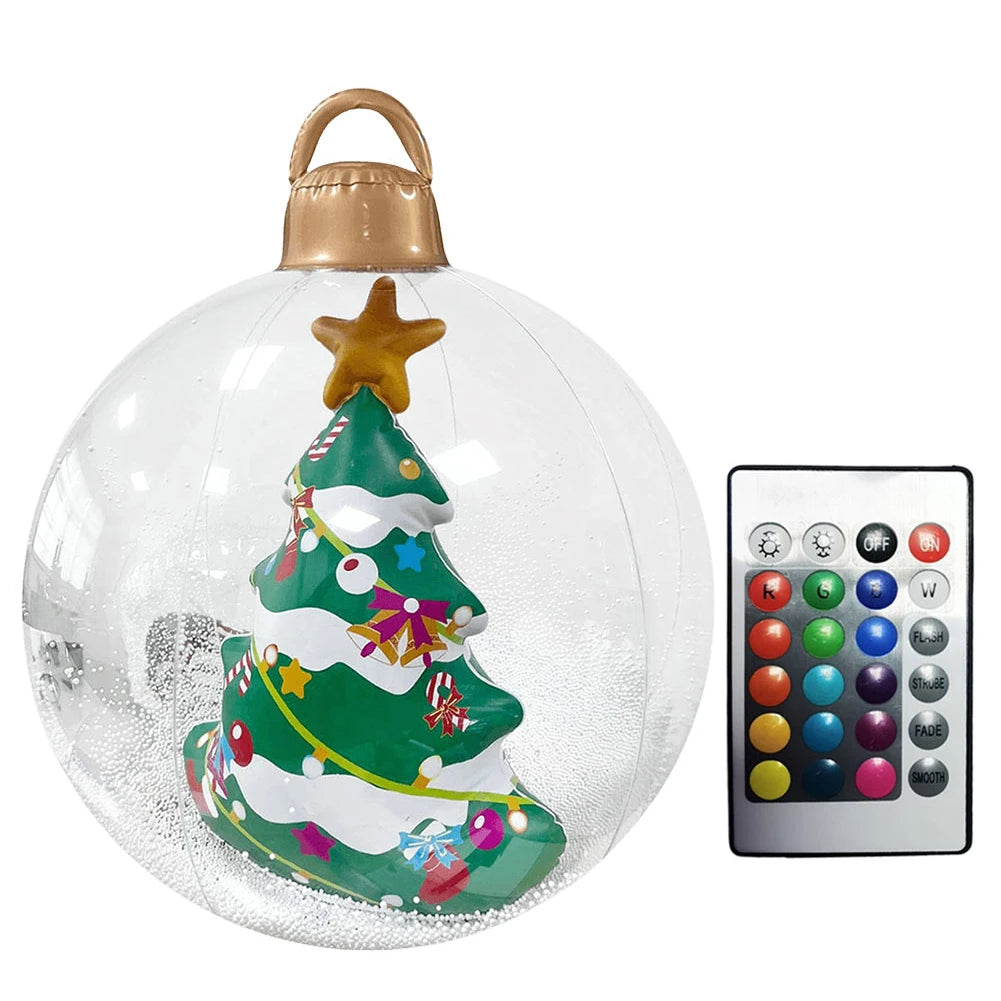 Shunmaii Inflatable Christmas Ball With LED Light Remote Control