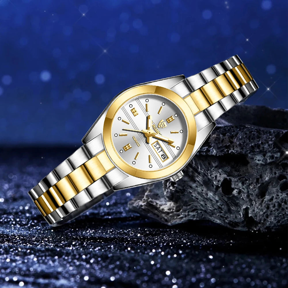 LIEBIG Mens Watch Lux Quartz Stainless Calendar Waterproof