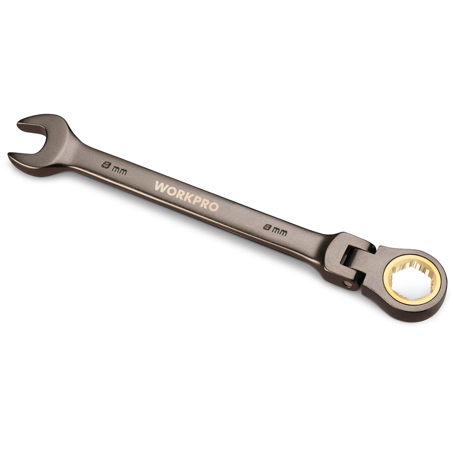 WORKPRO FlexHead Ratcheting Wrench Set 72 Teeth CRV