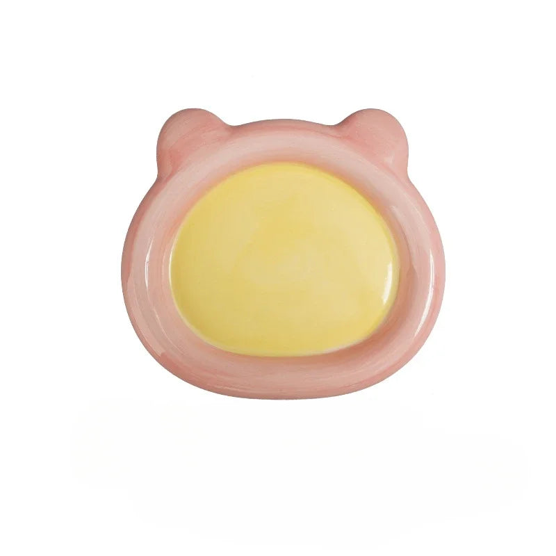 Hign-concerned Exquisite Cartoon Ceramic Cat Bowl For HydrationSolutions And Nourishment
