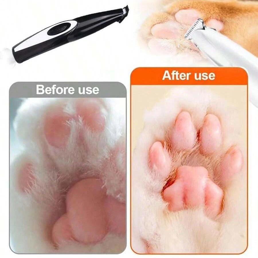 Rechargeable Quiet Dog Grooming Kit With Low Noise Hair Clipper Nail Grinder For Cats And Other Pets