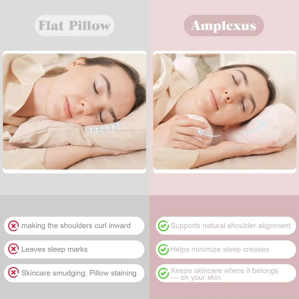 Universal Neck Support Pillow For Anti Wrinkle Sleep Comfort