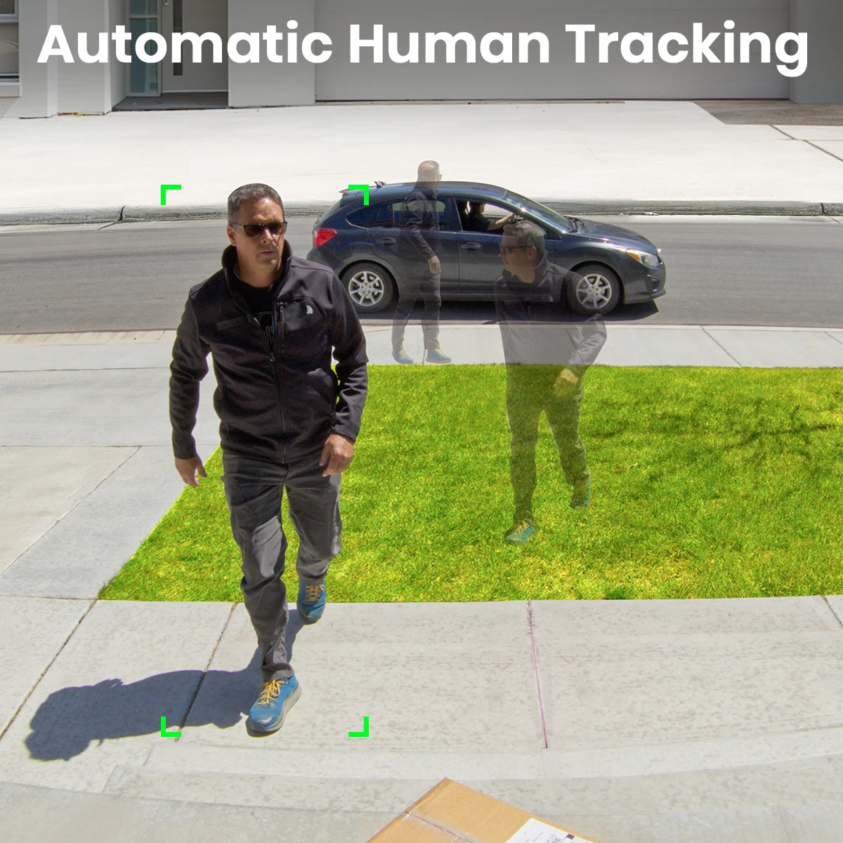 AOSU 3MP PTZ Solar Security Camera 5000mAh Battery Wireless 2.4Ghz WIFI Camera PIR AI Detection 2-Way Audio Outdoor CCTV Camera