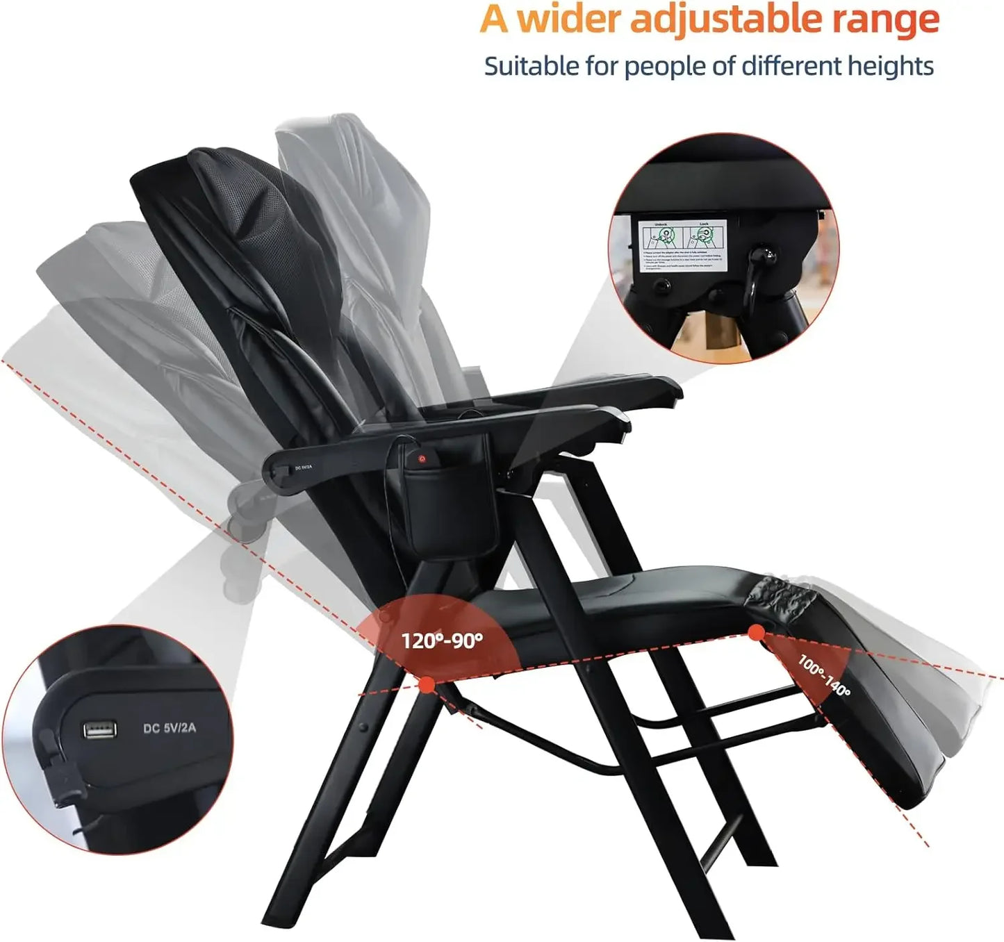 XMSJ Massage Chair With Heat FR-M25D Full Body Massage