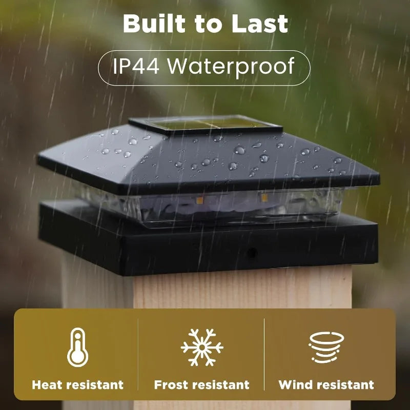 Christmas.home.Solar Post Lights Outdoor 16pack, Bright Warm White Solar Post Lights Decorate Deck, Patio, Porch, Fence