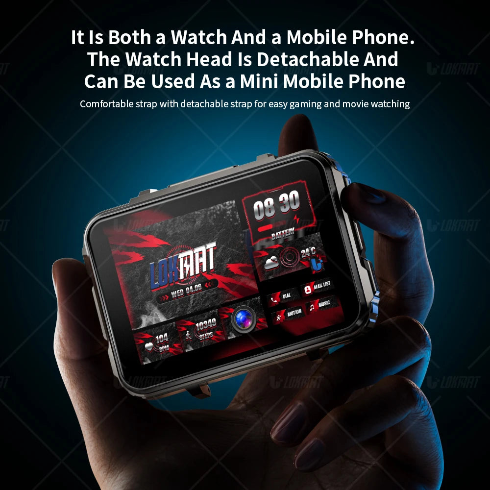 LOKMAT APPLLP 5 MAX Android Watch Phone Square Screen