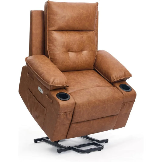 Power Lift Chair for Elderly,Electric Recliner Chair with Vibrating Massage & Heating,Living Room Chair with Thickened armrest,