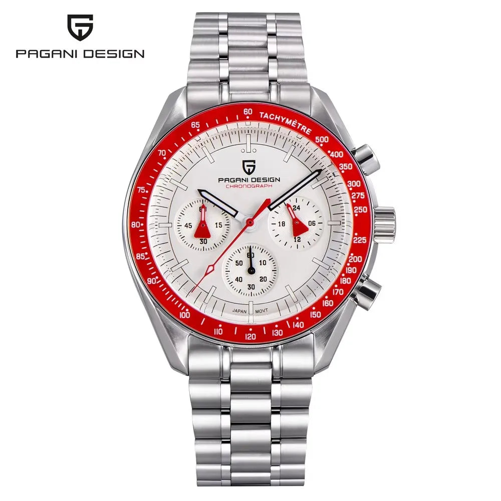 Pagani Design Moon V6 Mens Quartz Chronograph Watch