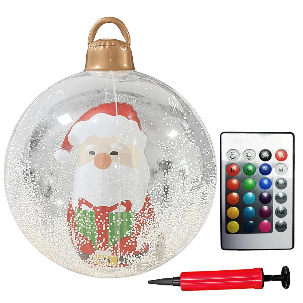 Shunmaii Inflatable Christmas Ball With LED Light Remote Control