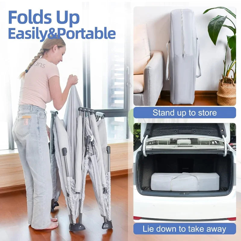 Large Play Yard,Playpen for Babies and Toddlers, Play Pens for Babies and Toddlers with Gate, Indoor & Outdoor Portable Play Pen