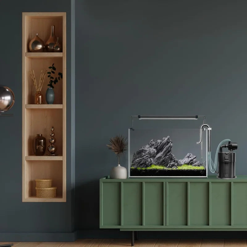 Systems Blitz Stainless Steel Aquarium Filter With Mechanical Biological Filtration