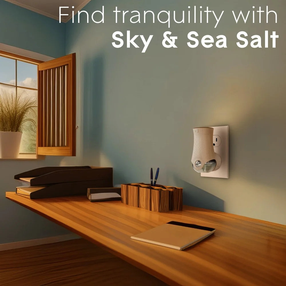 Hign-concerned PlugIns Air Freshener Refills Sky Sea Salt 5 Count Ocean Breeze Home Fragrance