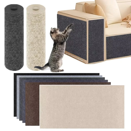 VKTECH Self Adhesive Cat Scratching Mat Sofa Protector DIY Cat Scratcher Shield For Cats